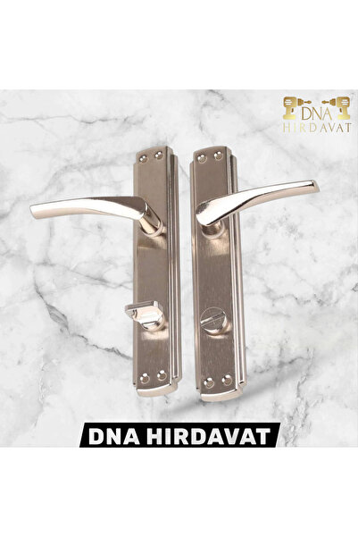 DNA HIRDAVAT Bravo WC Aynalı Sol Yön Kapı Kolu Saten ( 1 Takım )