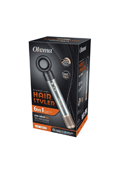 Okima اوكيما استشوار شعر 6*1 موديل OK-1800
