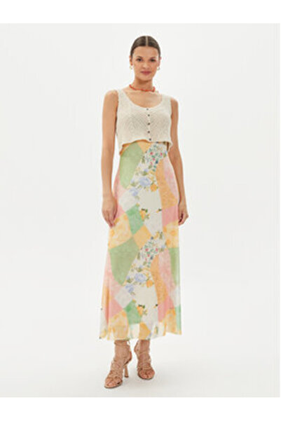 Desigual Γυναικείο Καλοκαιρινό Φόρεμα 24WWVKX6 Πολύχρωμο
