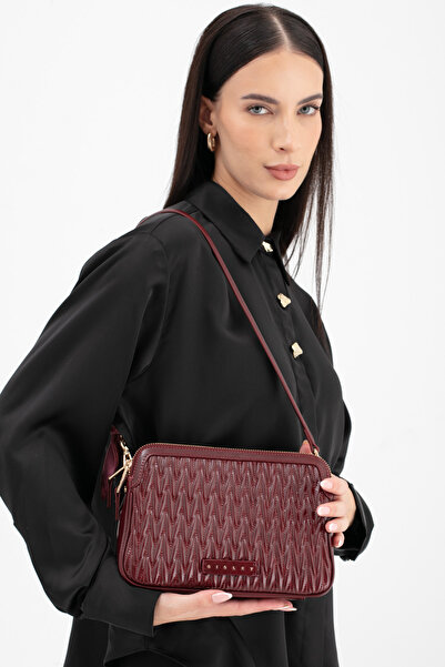 Sisley Women's Arm Bag Burgundy Sly275