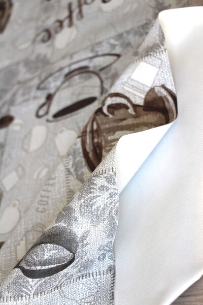 DDHOME Fiber Erasable Pvc Oilcloth Tablecloth 1261-2Coffenew