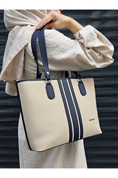 Just Polo حقيبة كتف نسائية كبيرة الحجم مكونة من 3 أقسام من جوستبولو