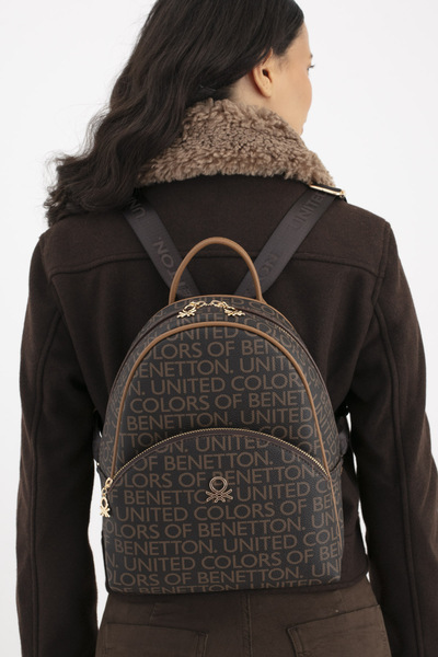United Colors of Benetton Benetton Women's Backpack Brown-Tan Bnt1698