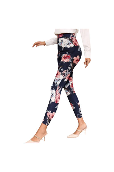 Fstyle High-waisted leggings with a distinctive modern design, tight gym clothes