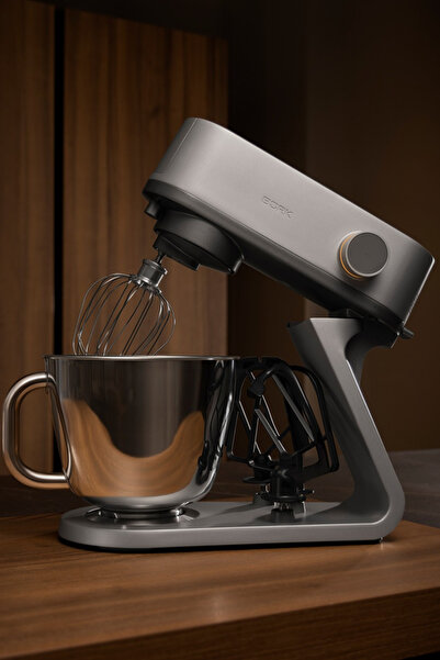 Bork Çok Amaçlı Mutfak Makinesi B783, 3’ü 1 Arada, 800 W, Şeffaf Aydınlatmalı Kase