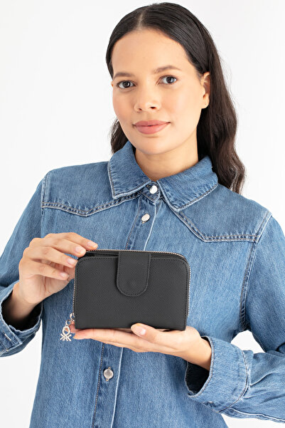 United Colors of Benetton ΓΥΝΑΙΚΕΙΟ ΠΟΡΤΟΦΟΛΙ BENETTON ΜΑΥΡΟ BNT1658