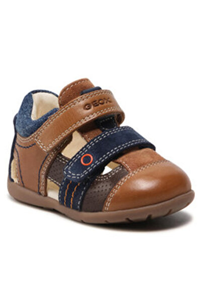 Geox σανδάλια αγοριού B1550A-0CL22 καφέ