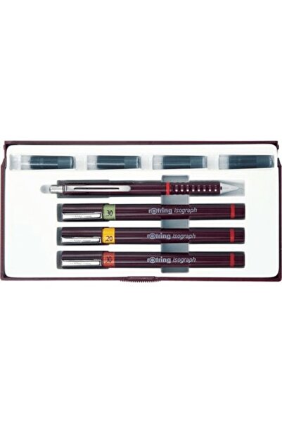 Rotring Isograf Set (0,2-0,3-0,5)+0,5 Tikky Junior