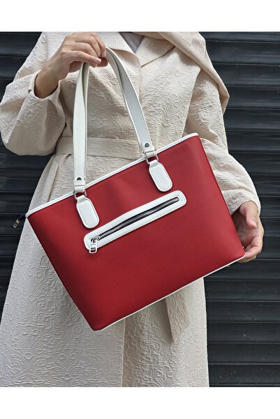 Just Polo Justpolo Women's Large Size 3 Compartment Shoulder Bag