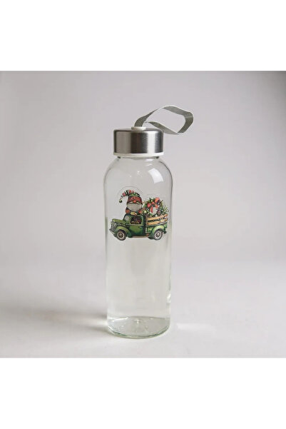 Bohem kutusu قارورة زجاجية سعة 500 مل مع غطاء جلدي - تصميم خاص لرأس السنة الج...