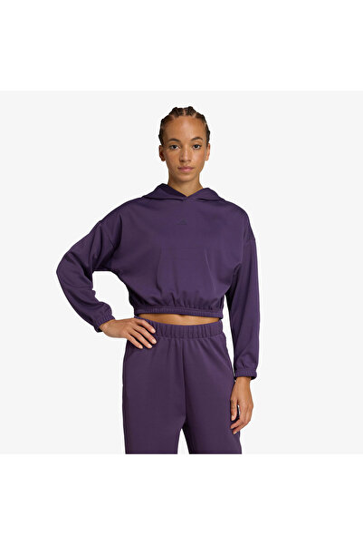 adidas Yoga Cover Up Kadın Mor Antrenman Sweatshirt