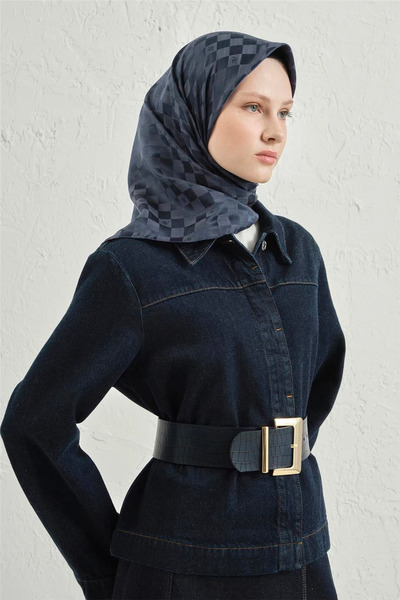 Armine Κασκόλ από βαμβακερό μετάξι ζακάρ - 4464 02