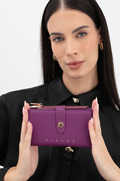 Sisley Women's Wallet Mürdüm Sly256