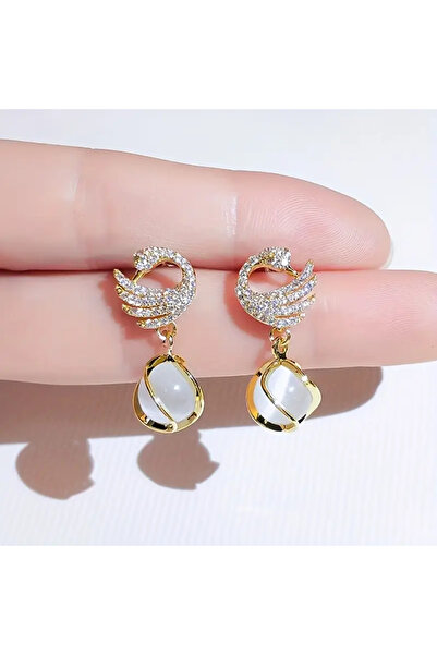 Fashionjewelery Swan Elegance – Swan Model Earrings