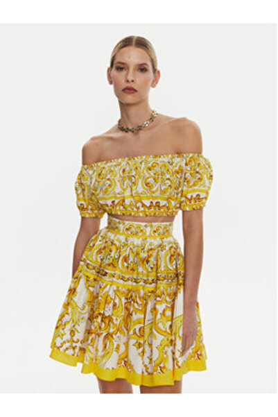 Dolce&Gabbana Dolce Gabbana Γυναικείο Μπλούζα F755RT HH5BA Κίτρινο