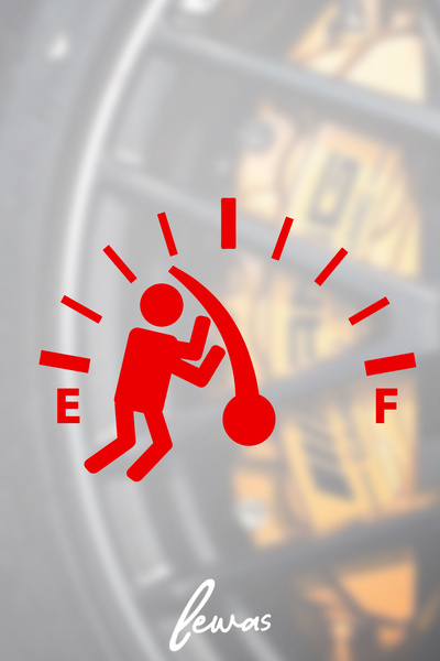 levvas Tank Fuel Sticker Auto, Motorcycle Sticker Label White (12X9 cm)