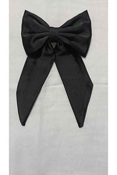 EL YAPIMI Satin Fabric Tail Buckle Black and Burgundy Color 2 Pieces