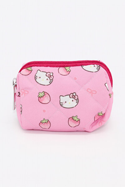 MakeWell Hello Kitty Designed Purple Pink Cream Colored Children's Wallets