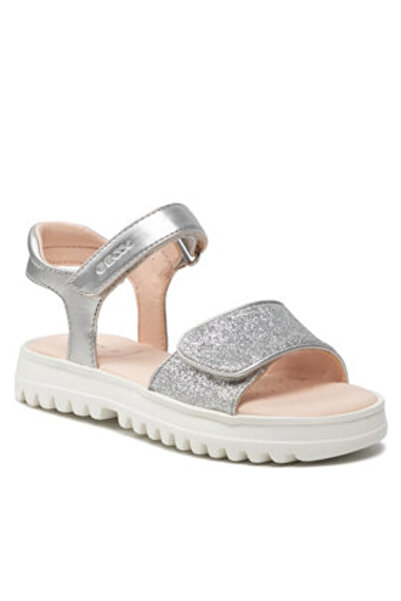 Geox σανδάλια για κορίτσια J256EB-0NFEW ασημί
