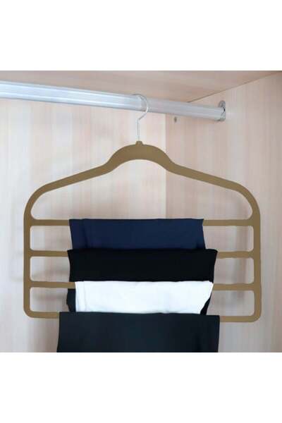 GOTA Luxury Multi-Layer Velvet Hanger for Belts and Scarves