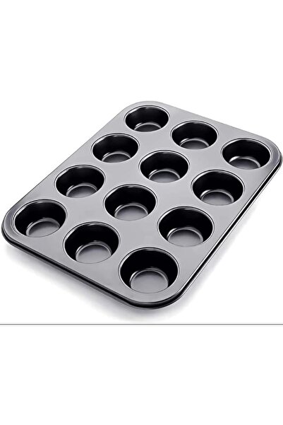 Hope قوالب مافن من الفولاذ الكربوني غير اللاصقة - زوج من قوالب الكب كيك على ش...