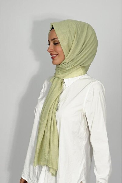 Betimoda Bamboo Kraş Solid Color Shawl Water Green