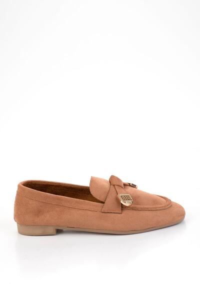 Bambi Taba Kadın Loafer Ayakkabı K01688011572