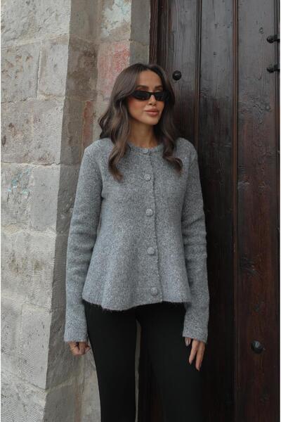 Havoş Füstölt hatrétegű, puha textúrájú kardigán