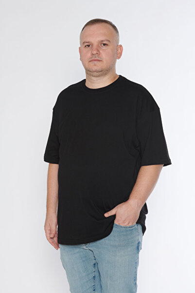 BlackHorn Black Horn Men's Crew Neck 100% Cotton Oversize T-Shirt