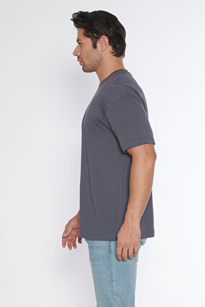 BlackHorn Black Horn Men's Crew Neck 100% Cotton Oversize T-Shirt