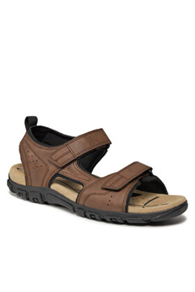 Geox ανδρικά σανδάλια U4524B-000ME καφέ