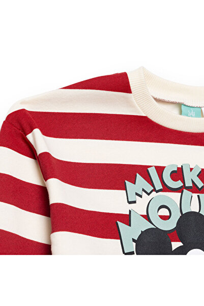 Disney Erkek Bebek Eşofman Takımı İki İplik Bisiklet Yaka Uzun Kol Ribanalı Paça