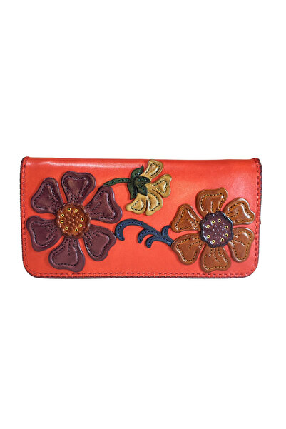 GÖN Oşum Handmade Women's Leather Wallet with Multiple Compartments, Coin Pocket and Plenty of Card Holders 40062
