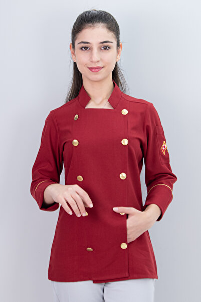 Das Uniform Full Düğmeli Şef Gömlek Aşçı Kıyafeti Chef Aşçı Forması