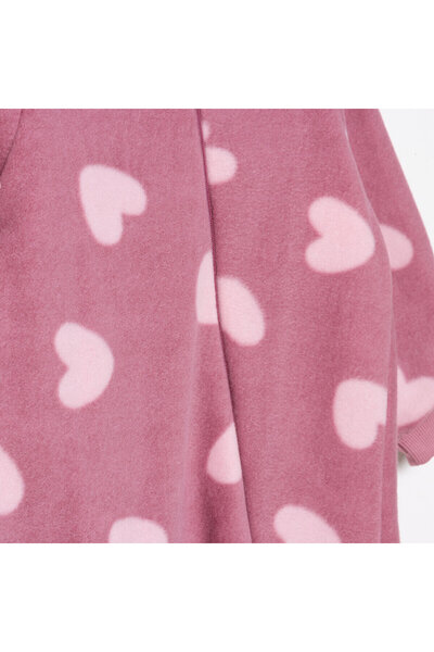 ebebek Hello Baby HelloBaby Kız Bebek Polar Patiksiz Tulum Uzun Kol Lastikli Paça