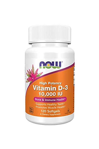 Now Foods High Potency Vitamin D-3 10,000 IU - 120 Softgels