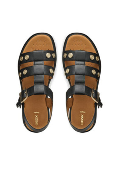 Geox γυναικεία σανδάλια D550NE-000BC μαύρα