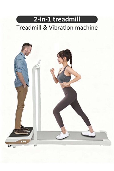 SUPERSTYLE ETG 2-in-1 Foldable Treadmill & Vibration Plate