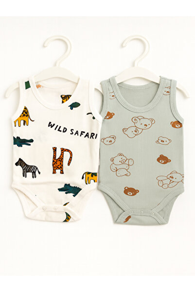 Nayinom طقم ملابس داخلية للأطفال مكون من قطعتين مصنوع من القطن بنسبة 100% بنم...