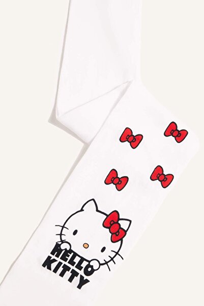 DeFacto Kız Çocuk Hello Kitty 60 Denye Külotlu Çorap G1532A8NS