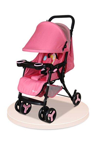 Nurtur عربة أطفال خفيفة الوزن مزودة بسلة تخزين وصينية طعام قابلة للفصل - لون ...