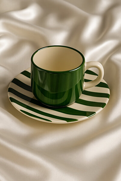 Hausette Single Vivid Colors Ceramic Turkish Coffee, Mug, Turkish Coffee Cup, Cup, Mug