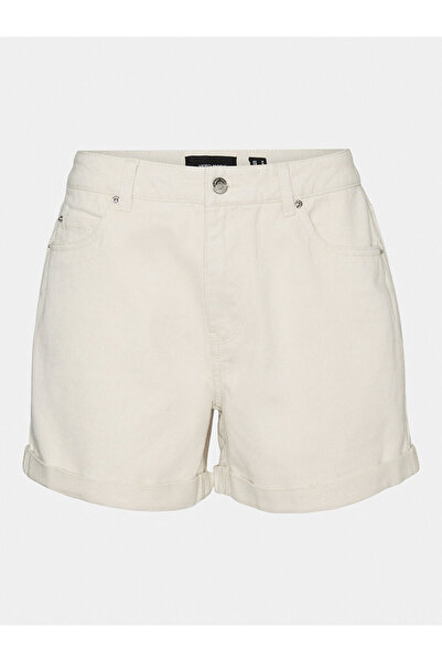 Vero Moda Γυναικείο τζιν σορτς 10279493 Εκρού