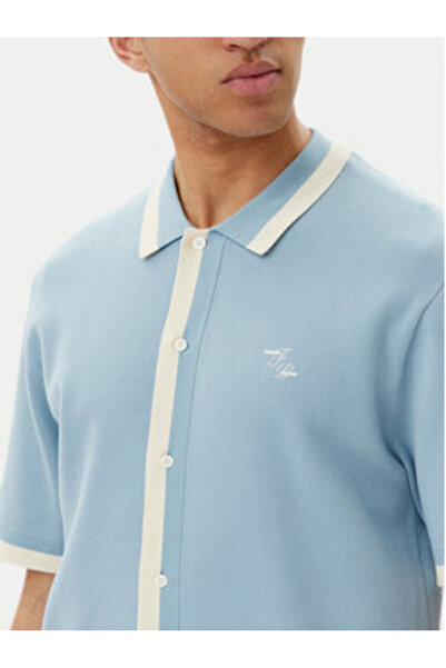 Filling Pieces Unisex Πουκάμισο 91299859980 Μπλε