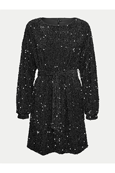 Vero Moda Γυναικείο Φόρεμα Κοκτέιλ 10317046 Μαύρο