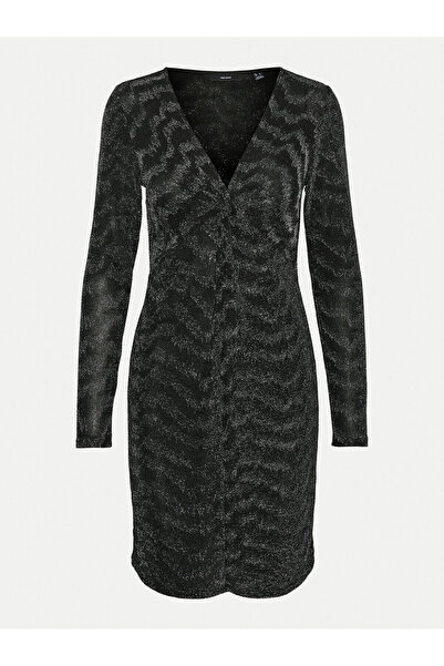 Vero Moda Γυναικείο Φόρεμα Κοκτέιλ 10316745 Μαύρο
