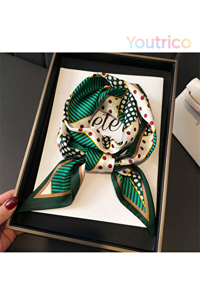 Youtrico Long diagonal scarf 147cm,All seasons,Versatile scarf&neckerchief,hairband,bag strap