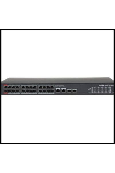 DAHUA Pfs3228-24gt-360, 24 Port, Gigabit, Poe 360w, 2 Port Gigabit Uplink, 2 Port Gigabit Combo Sfp,