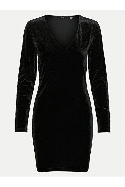 Vero Moda Γυναικείο Φόρεμα Κοκτέιλ 10317001 Μαύρο