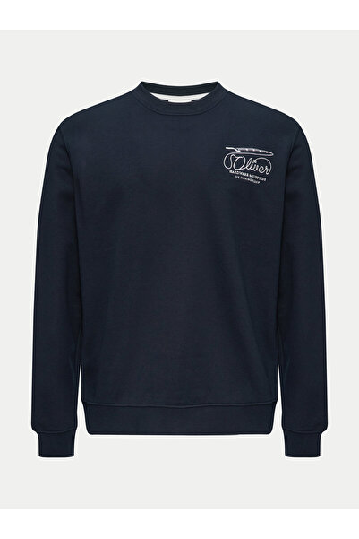 s.Oliver Ανδρικό Φούτερ S Oliver 10.3.11.14.140.2153489 Μπλε σκούρο